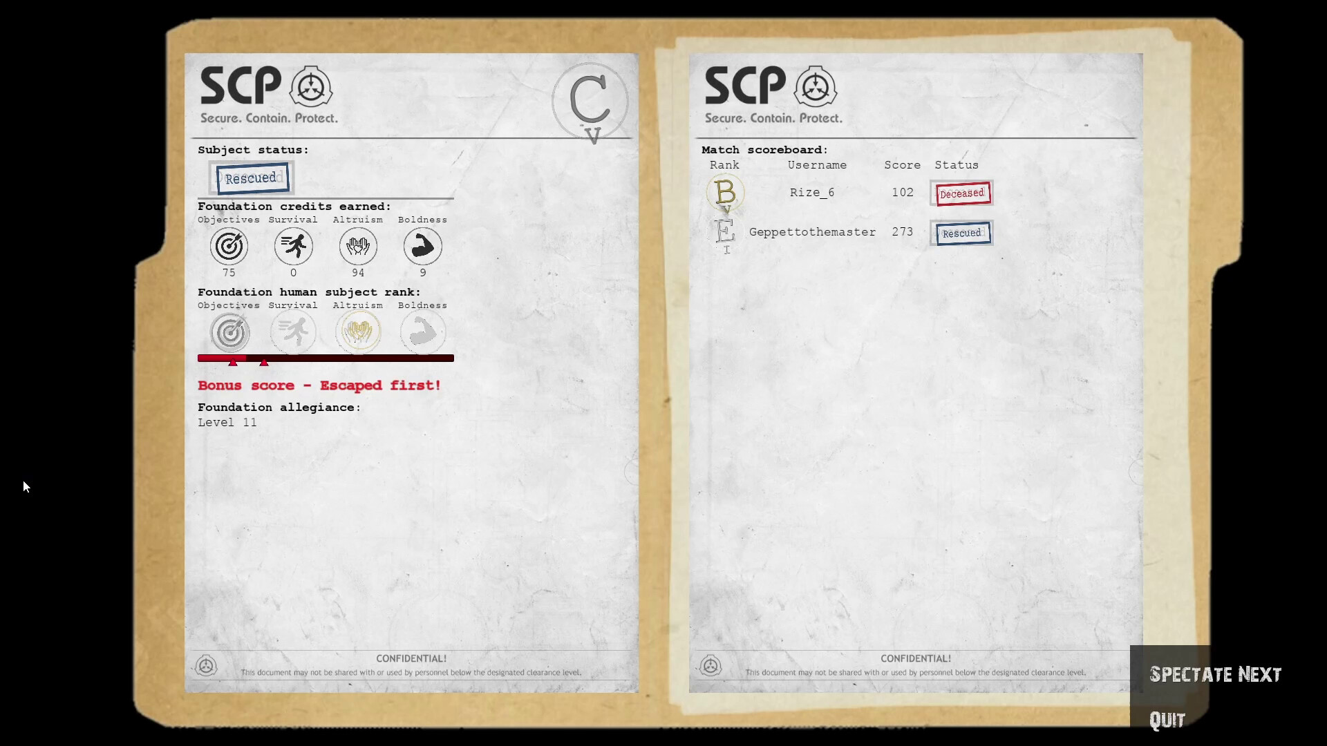 SCP - Security Breach Horror Story Map Code First Person Creative