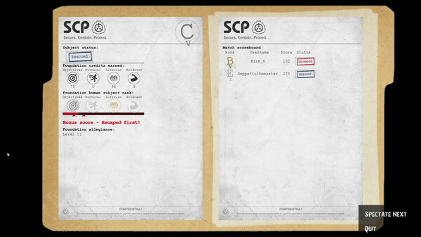 Скриншот из SCP: Nemesi