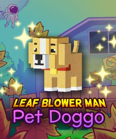 Leaf Blower Man - Pet Doggo