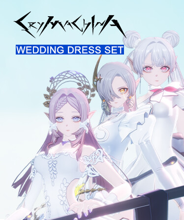 CRYMACHINA - Wedding Dress Set