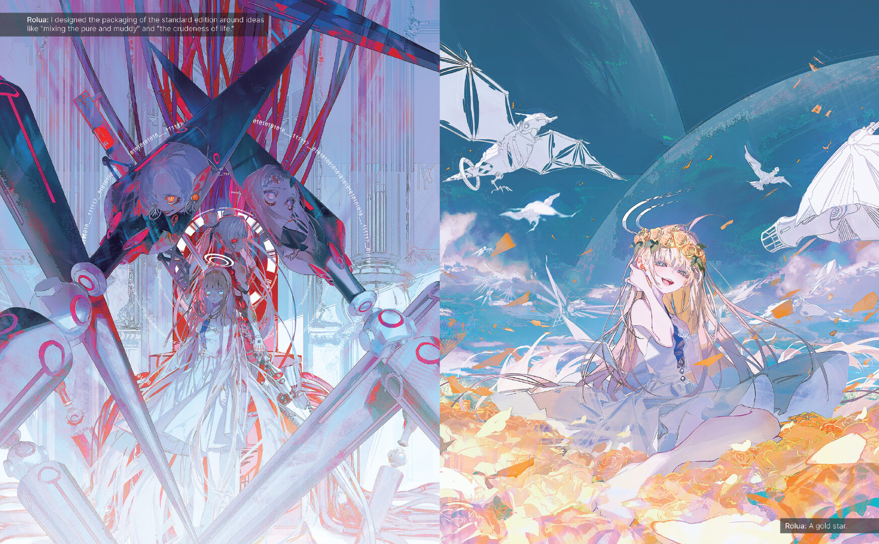 CRYMACHINA - Mini Art Book screenshot screenshot 4