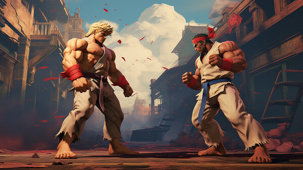 Скриншот из Mortal Street Fighter