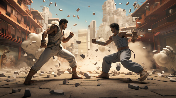 Скриншот из Mortal Street Fighter