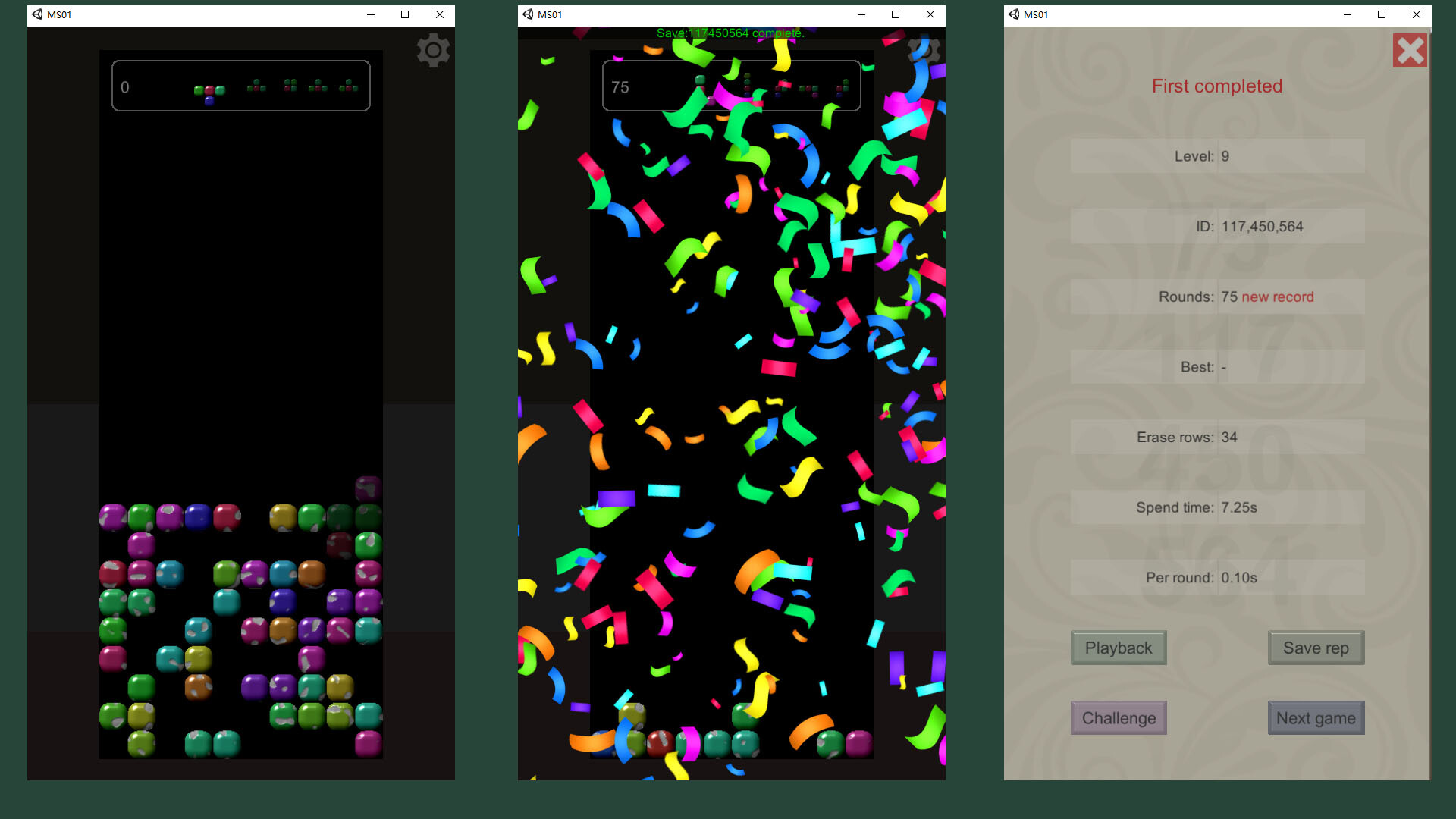 The puzzle of blocks #5