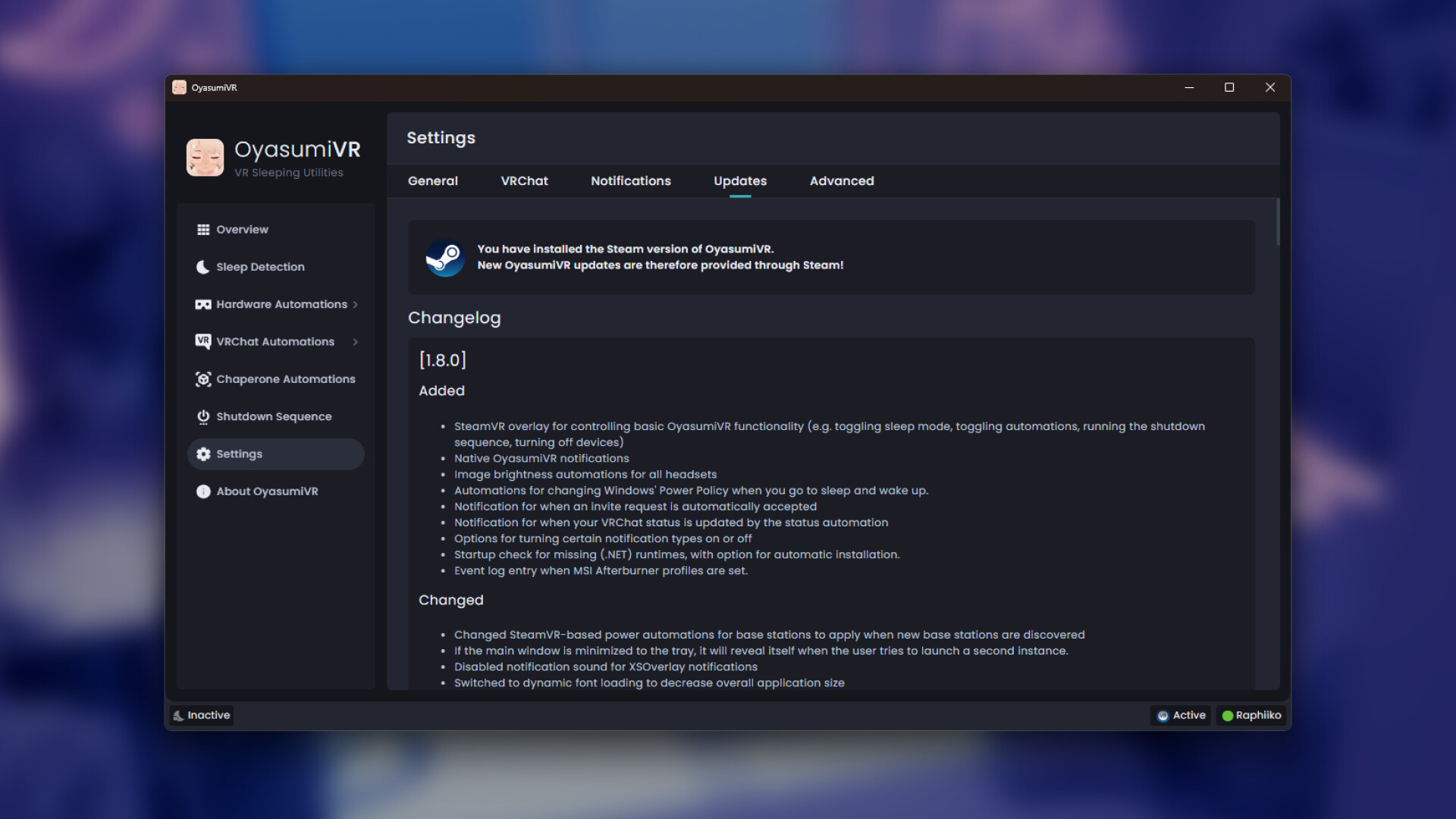 OyasumiVR - VR Sleeping Utilities #24