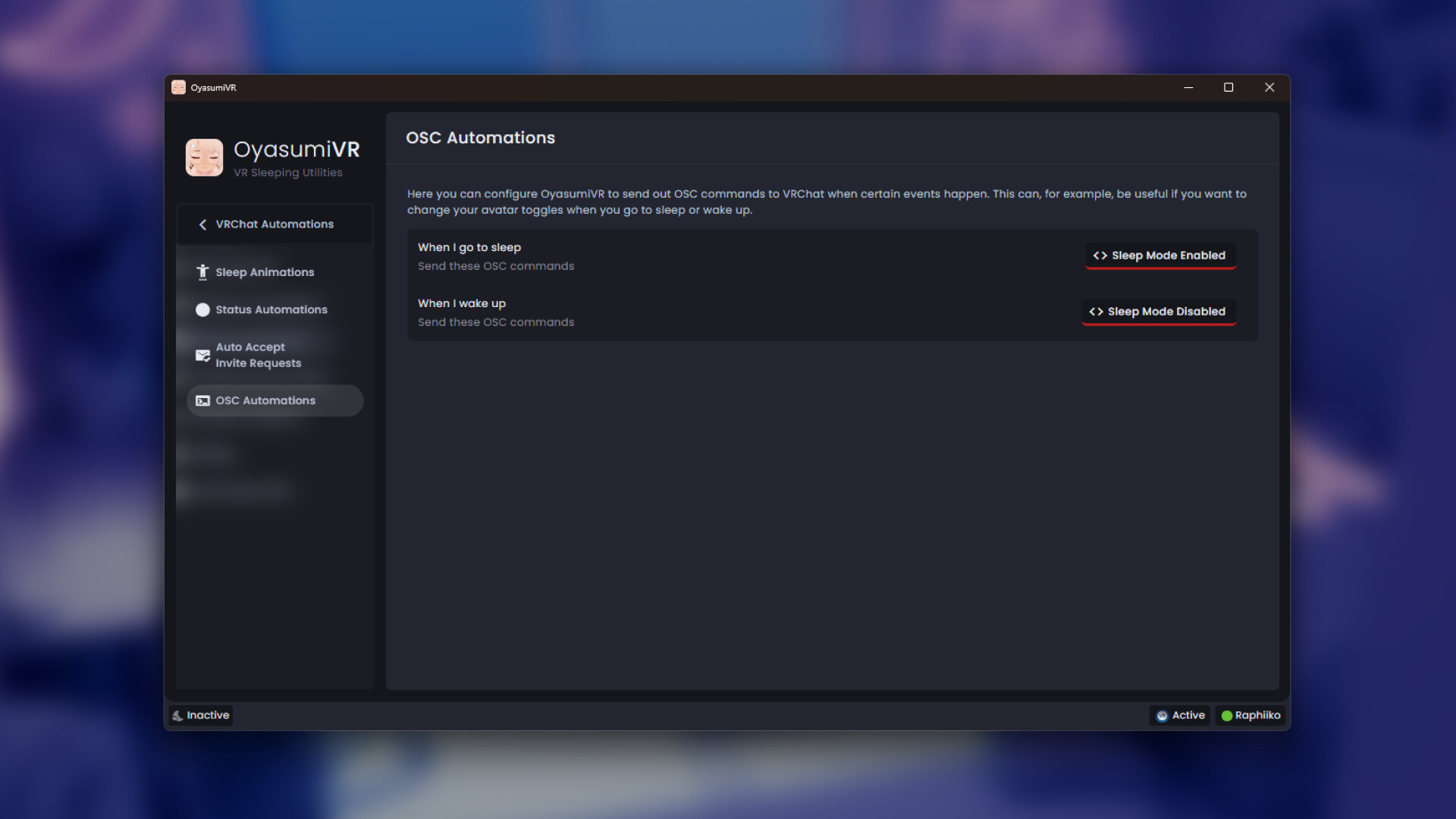 OyasumiVR - VR Sleeping Utilities #17