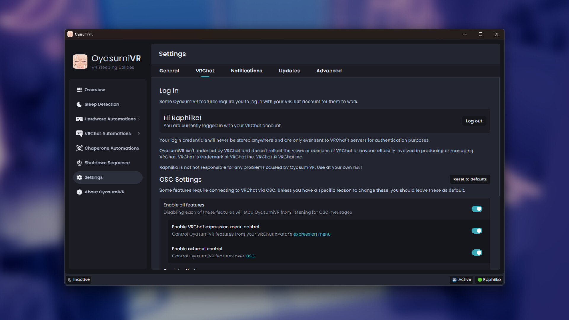 OyasumiVR - VR Sleeping Utilities #23
