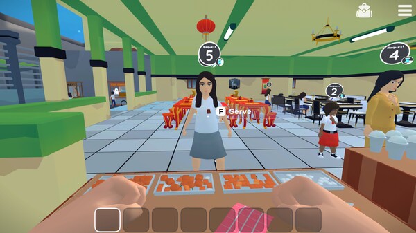 Скриншот из School Cafeteria Simulator