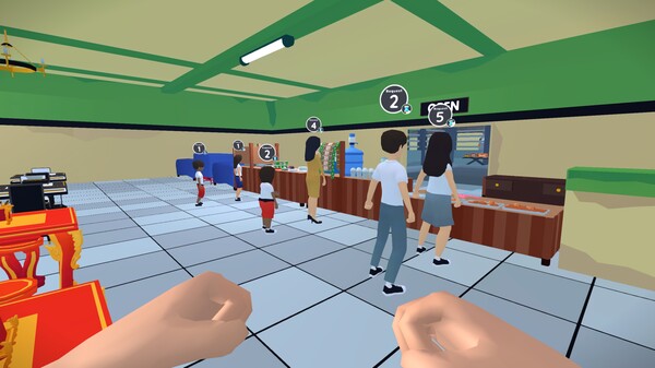 Скриншот из School Cafeteria Simulator