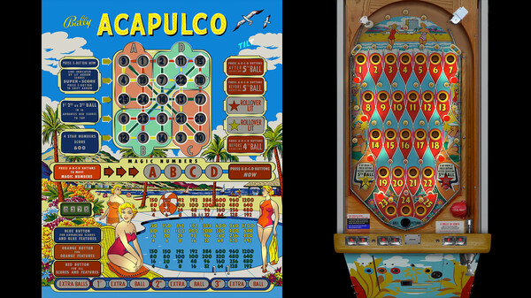 Bingo Pinball Gameroom - Bally Acapulco