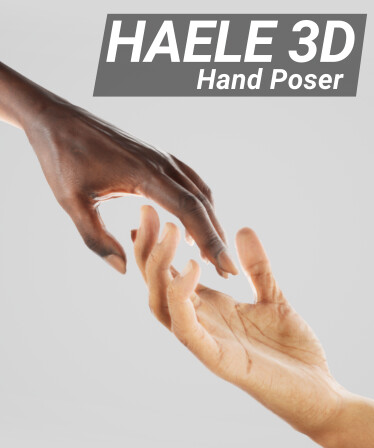 HAELE 3D - Hand Poses Pro - Drawing References