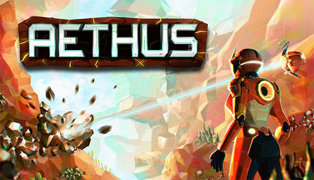 Imagen de la cápsula de "AETHUS" que utilizó RoboStreamer para las transmisiones en Steam