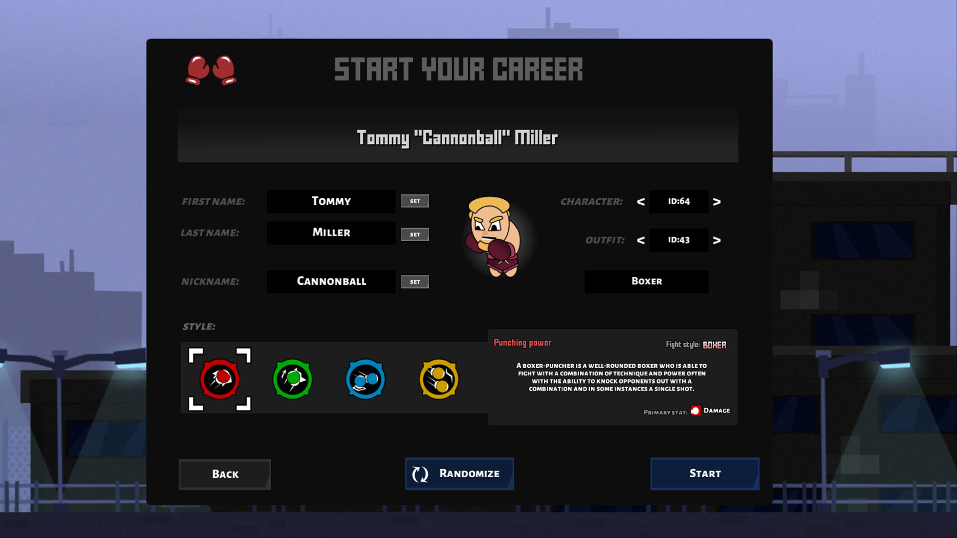Boxing School - Solo Career Mode screenshot screenshot 1