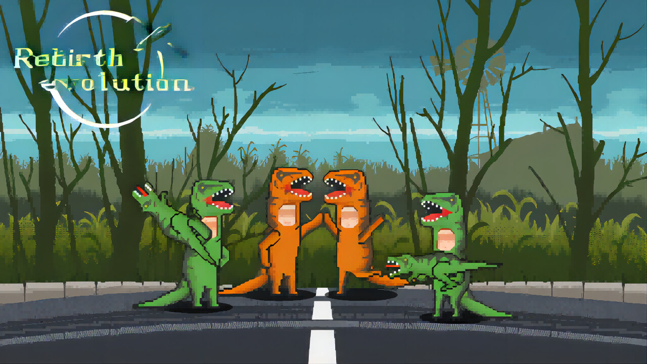 Rebirth Evolution - Yellow Tyrannosaurus Rex Set PC gameplay screenshot 1 of 2