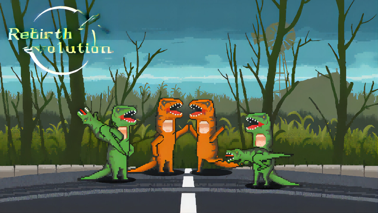 Rebirth Evolution  - Green Tyrannosaurus Rex clothing Featured Screenshot #1