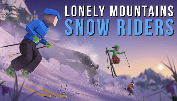 Imagen de la cápsula de "Lonely Mountains: Snow Riders" que utilizó RoboStreamer para las transmisiones en Steam