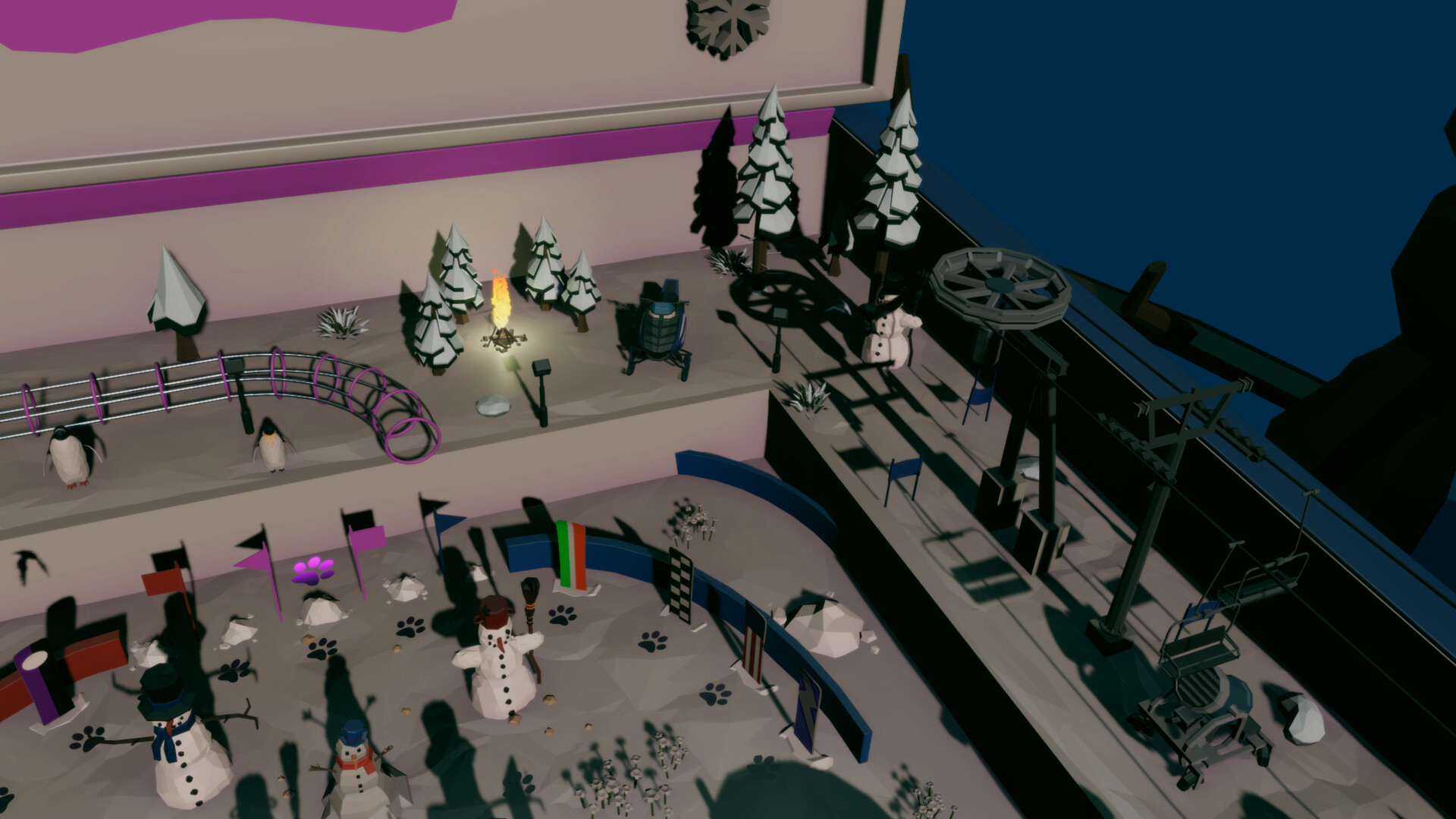 Roxy Raccoon's Pinball Panic - Winter Whimsy screenshot screenshot 2