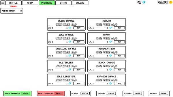 One Life Clicker game for Linux 1
