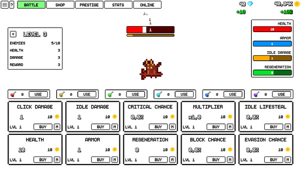 Скриншот из One Life Clicker