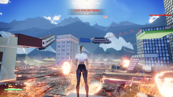Скриншот из Up or Lava!