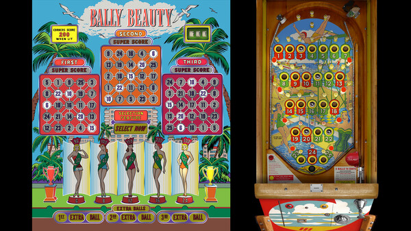 Bingo Pinball Gameroom - Bally Beauty