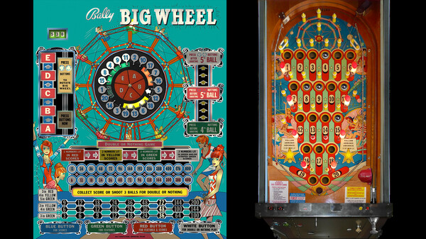 Bingo Pinball Gameroom - Bally Big Wheel