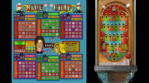 Bingo Pinball Gameroom - Bally Blue Chip