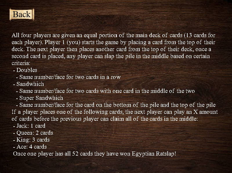 Egyptian Ratslap Card Game on Steam