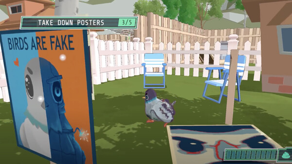 Скриншот из Birds Aren't Real: The Game