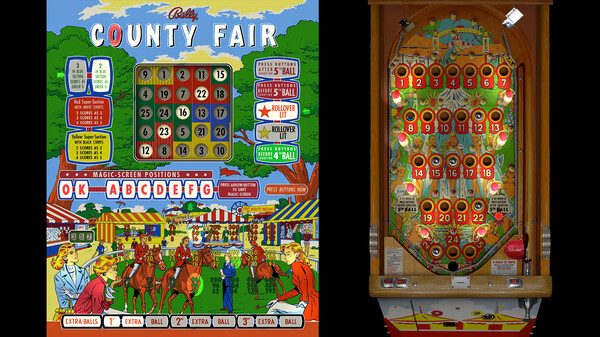 Bingo Pinball Gameroom - Bally County Fair