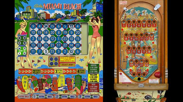 Bingo Pinball Gameroom - Bally Miami Beach
