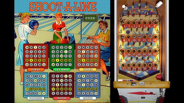Bingo Pinball Gameroom - Bally Shoot A Line