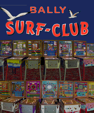 Bingo Pinball Gameroom - Bally Surf Club