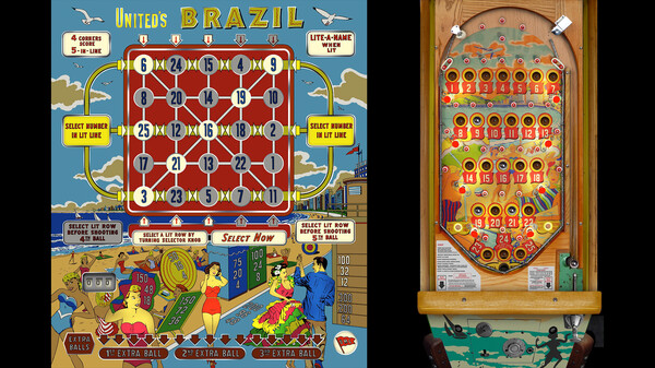 Bingo Pinball Gameroom - United Brazil for steam Bingo Pinball Gameroom - United Brazil for steam