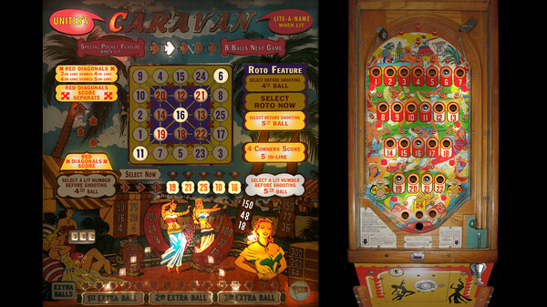 Bingo Pinball Gameroom - United Caravan
