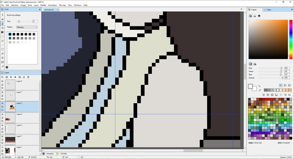 Скриншот из Lightcube Pixel Art Editor