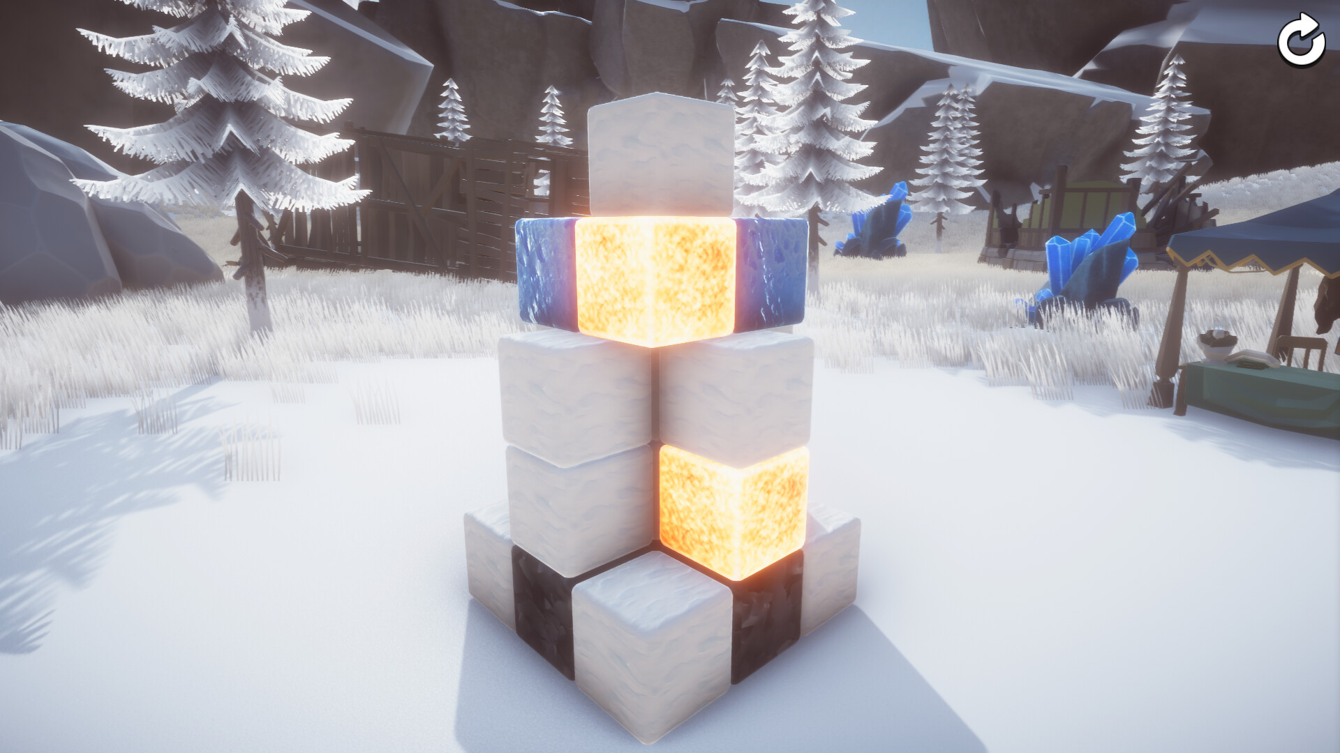 Mine Blocks: SnowyLand 1.3 - Plots Showcase 