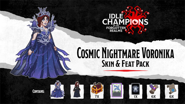 Idle Champions - Cosmic Nightmare Voronika Skin & Feat Pack