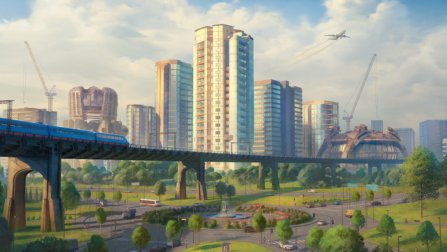 Cities: Skylines - Imagem de Fundo do Jogo