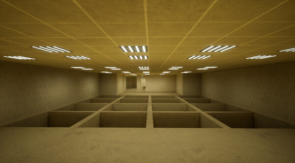 The Backrooms Deluxe game for Linux 1