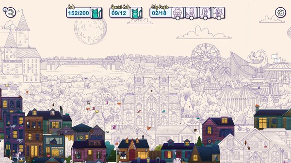 Скриншот из Hidden Cats in Spooky Town