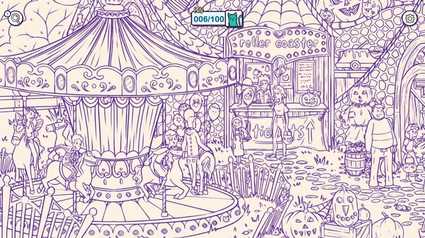 Скриншот из Hidden Cats in Spooky Town