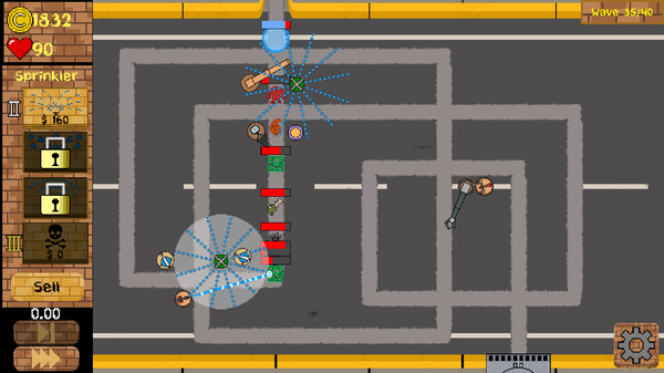 Street Clean TD game for Linux 1