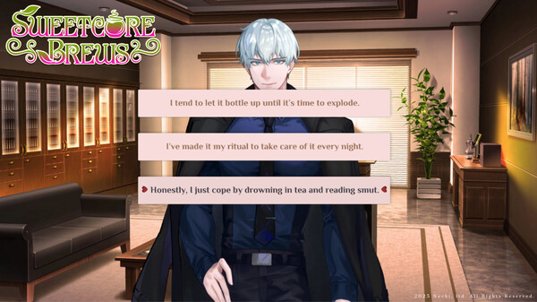 Скриншот из Sweetcore Brews: anime otome sim