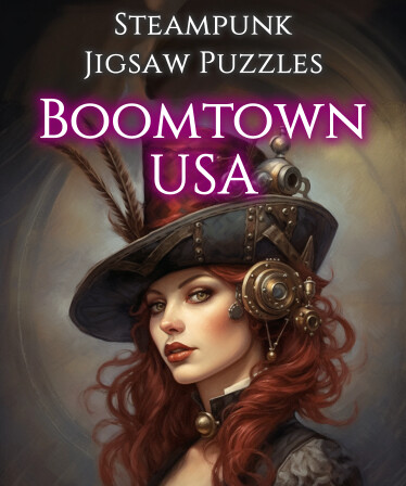 Steampunk Jigsaw Puzzles - Boomtown USA