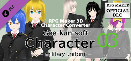 RPG Maker 3D Character Converter - Gee-kun-soft character 03 military uniform