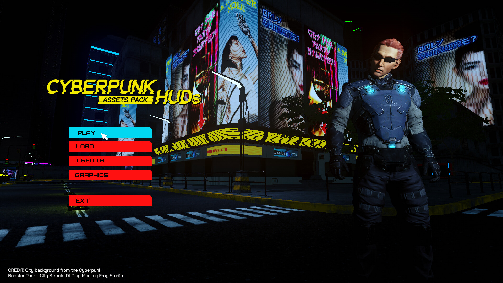 GameGuru MAX Cyberpunk Asset Pack - HUD's #7