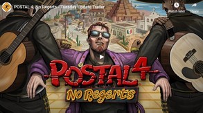 POSTAL 4: No Regerts – “Rocket Powered Cats” trailer cover