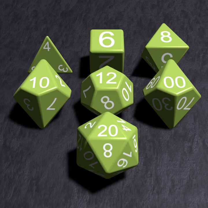 True Dice Roller Lime Pastel Dice on Steam