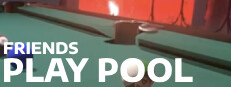 Friends Play Pool